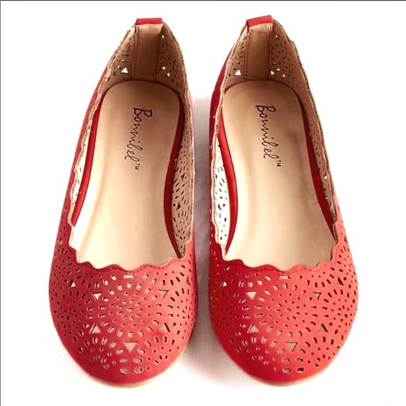 Modcloth Shoes - Modcloth Orange Boho Shoes